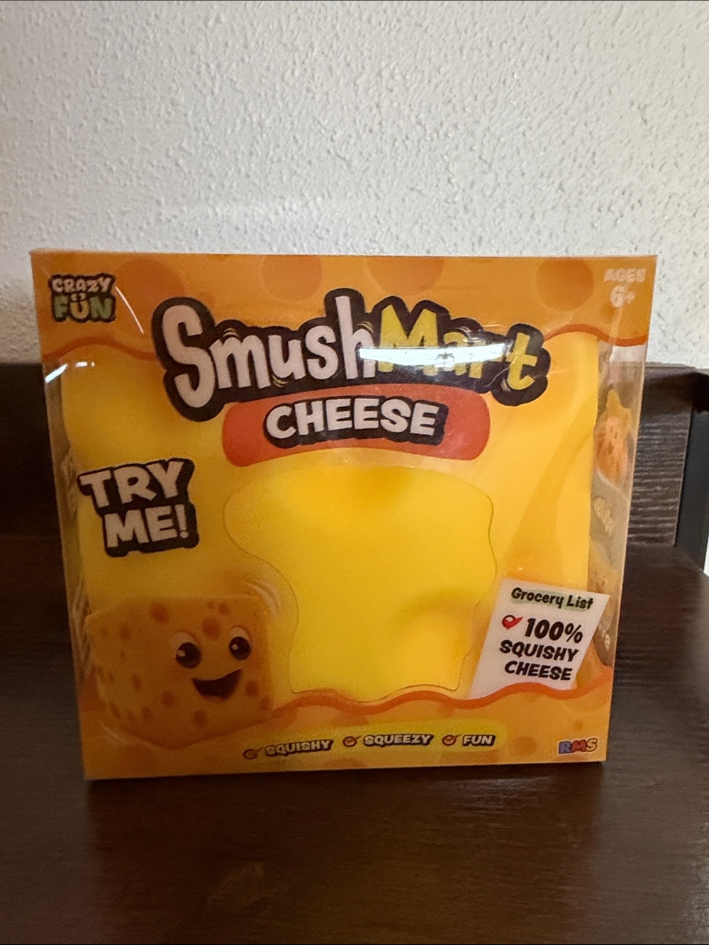 SmushMart Cheese Jumbo Squishy Toy